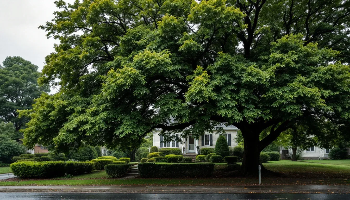 Tree Removal Near House in Columbia